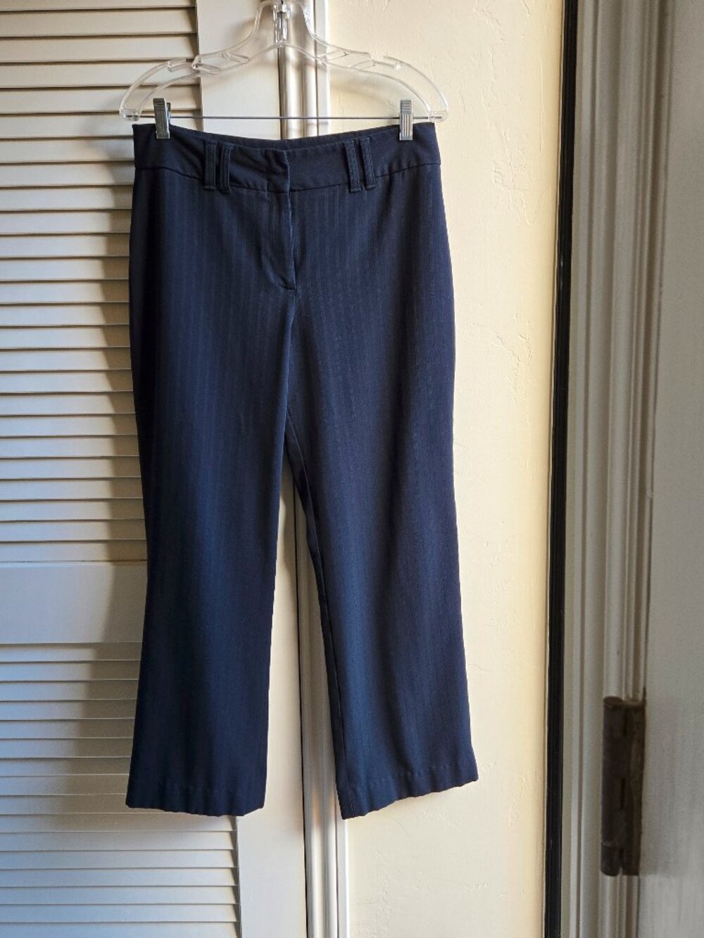 STUDIO BY BILL BLASS Relaxed Fit Women's 12P Stretch Dress Trouser Pants Black